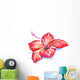 Hibiscus flower Wall Decal
