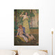 Art Nouveau painting in the Mayors Parlor in the Obecni dum Wall Mural