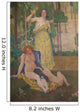 Art Nouveau painting in the Mayors Parlor in the Obecni dum Wall Mural
