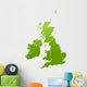 Uk and Ireland Map Wall Mural