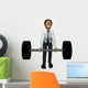 3D Businessman Heavy Gym Wall Decal