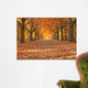 Avenue in autumn Wall Mural