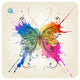 Vector Decorative Butterfly Wall Decal