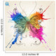 Vector Decorative Butterfly Wall Decal