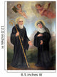 Saint Benedict and Saint Scholastica Wall Mural