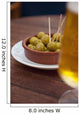 Spain, Majorca, Beer and olives in cafe Wall Mural