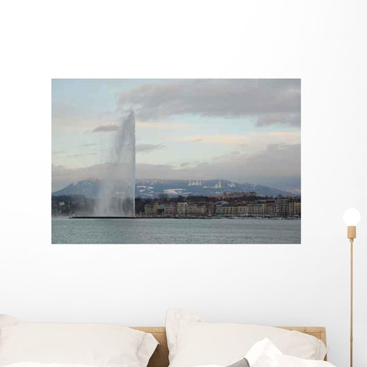 Jet D'eau Geneve Wall Decal