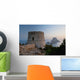 Spain, Torre des Savinar and Es Vedra island at sunset Wall Mural