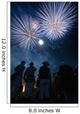 People watching fireworks at Nevill Junior Bonfire night Wall Mural