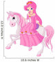 Princess Riding Horse Wall Decal