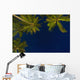 Sri Lanka, near Unawatuna, Stars at night with palm tree Wall Mural