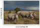 Kenya, Southern White Rhinos in Ol Pejeta Conservancy Wall Mural