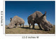 Kenya, Great Northern White Rhinos in Ol Pejeta Conservancy Wall Mural