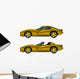 Golden car Wall Mural
