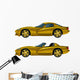 Golden car Wall Mural