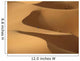 Berber 'blue man' walking through sand dunes in Erg Chebbi area Wall Mural