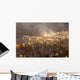 Morocco, People and food stalls in Place Djemaa el Fna at dusk Wall Mural