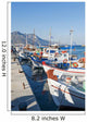 Greek Fishing boats, Kardamena Harbor, Kos, Greece Wall Mural