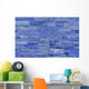 Seamless Blue Masonry Wall Decal