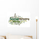 Social media Marketing - Word Cloud Wall Decal
