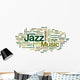 Jazz - Word Cloud Wall Decal