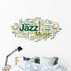 Jazz - Word Cloud Wall Decal