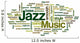 Jazz - Word Cloud Wall Decal