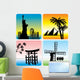 Travel Landmark Wall Mural