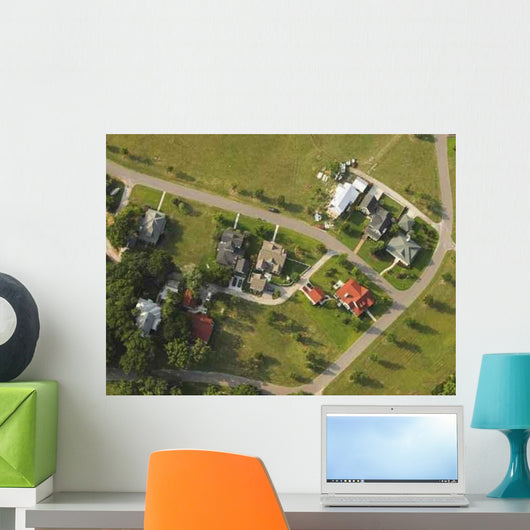 Aerial Neighborhood Wall Decal