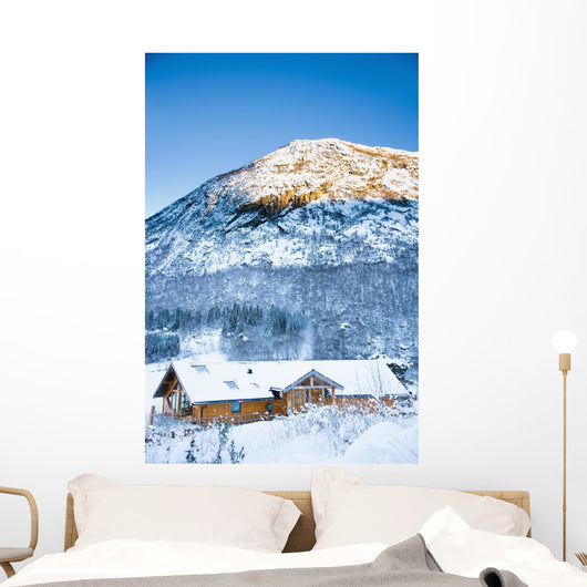 Norway, Sognefjord, winter wonderland Wall Mural