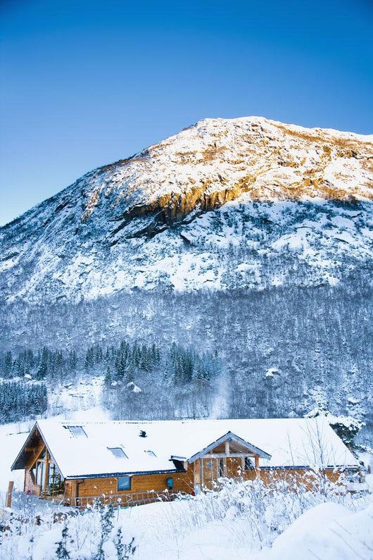 Norway, Sognefjord, winter wonderland Wall Mural