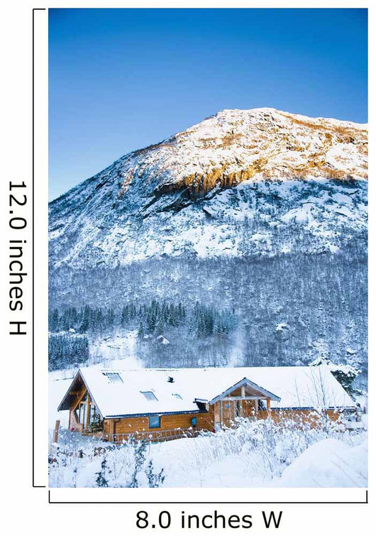 Norway, Sognefjord, winter wonderland Wall Mural