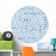 Forex Illustration with Association Wall Decal