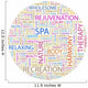 Word Cloud Concept Spa