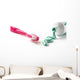 brush with toothpaste Wall Decal