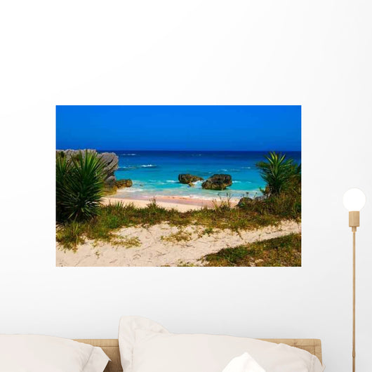 Remote Tropical Beach Sunny Wall Decal