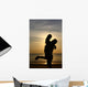 Happy Couple Sunset Beach