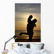 Happy Couple Sunset Beach