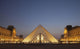 France, Glass pyramid of Louvre Museum Wall Mural