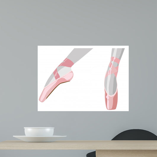 Ballet Shoes Wall Decal