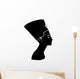 Black silhouette Nefertiti Wall Decal