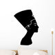 Black silhouette Nefertiti Wall Decal