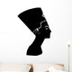 Black silhouette Nefertiti Wall Decal