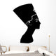 Black silhouette Nefertiti Wall Decal
