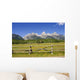 Pastoral Scene Ranch Base Wall Decal
