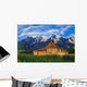 Old Mormon Barn in the Tetons Wall Mural