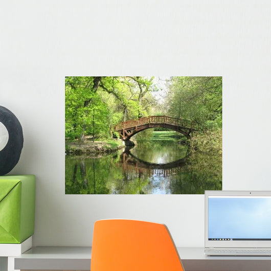 Romantic Bridge Countryside Wall Decal Design 2
