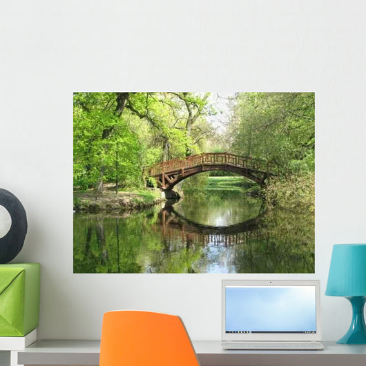 Romantic Bridge Countryside Wall Decal Design 2