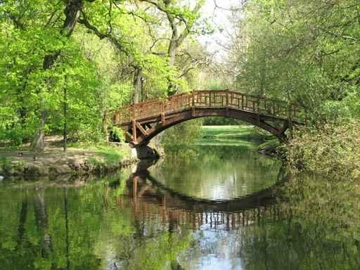 Romantic Bridge Countryside Wall Decal Design 2