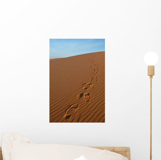 Footsteps Sahara Desert Wall Decal